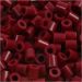 1100 stuk/ 1 doos, afm 5x5 mm, gatgrootte 2,5 mm, medium, wijnrood (32239)