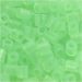 1100 stuk/ 1 doos, afm 5x5 mm, gatgrootte 2,5 mm, medium, neon groen (32237)