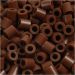 6000 stuk/ 1 doos, afm 5x5 mm, gatgrootte 2,5 mm, medium, chocolate (32249)