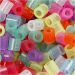 30000 div/ 1 doos, afm 5x5 mm, gatgrootte 2,5 mm, medium, glitterkleuren