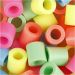 2450 div/ 1 emmer, afm 10x10 mm, gatgrootte 5,5 mm, JUMBO, pastelkleuren