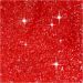 35 gr/ 1 Doosje, glitter, rood