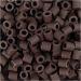 3000 stuk/ 1 doos, afm 5x5 mm, gatgrootte 2.5 mm, medium, bruin