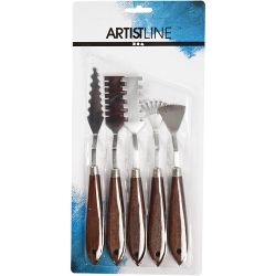 Paletmessen set met patroon