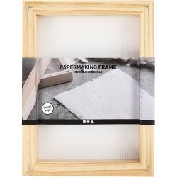 Papiermal met dubbel frame