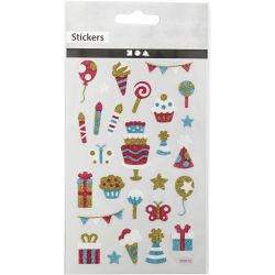Glitter stickers
