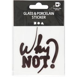 Glas- en porseleinsticker
