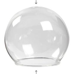 Belvormig glas zonder voet