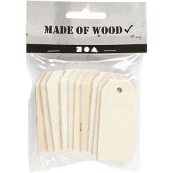 Houten Manilla Labels