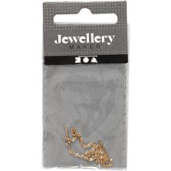 Oorbellen van ketting