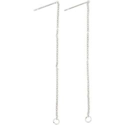 Oorbellen van ketting