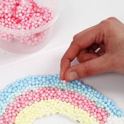 Foam Clay Large, diverse kleuren, 8x20 gr/ 1 doos