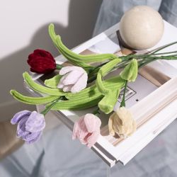 Mini Hobbyset Bloemen van Chenilledraad